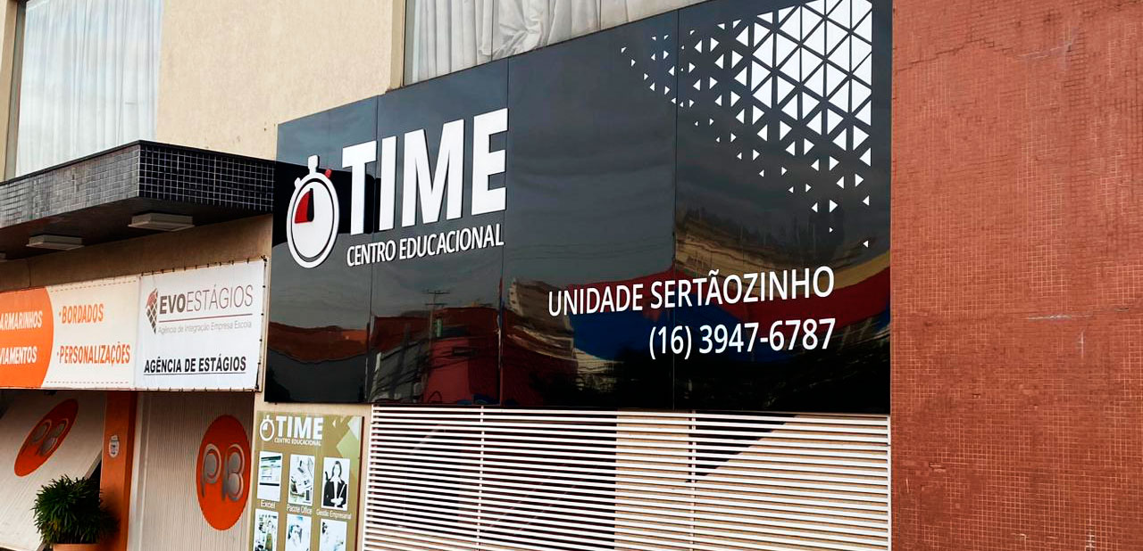 Fachada Time Centro Educacional